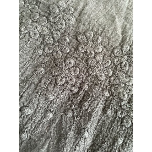 Shoreline Black Long-Sleeve Crochet & Lace Boho Blouse Whimsigoth - Picture 11 of 12